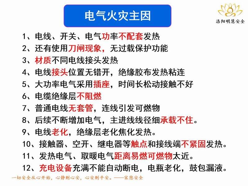 電氣火災(zāi)主因